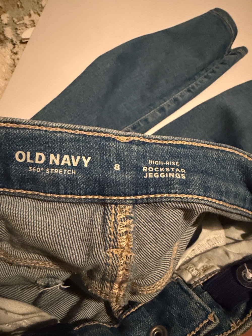 Old Navy Blue Rockstar High-Rise Jeggings - Kids